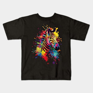 Zebra Genetic Diversity Kids T-Shirt